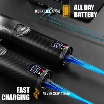Professional Cordless Hair Clipper Set