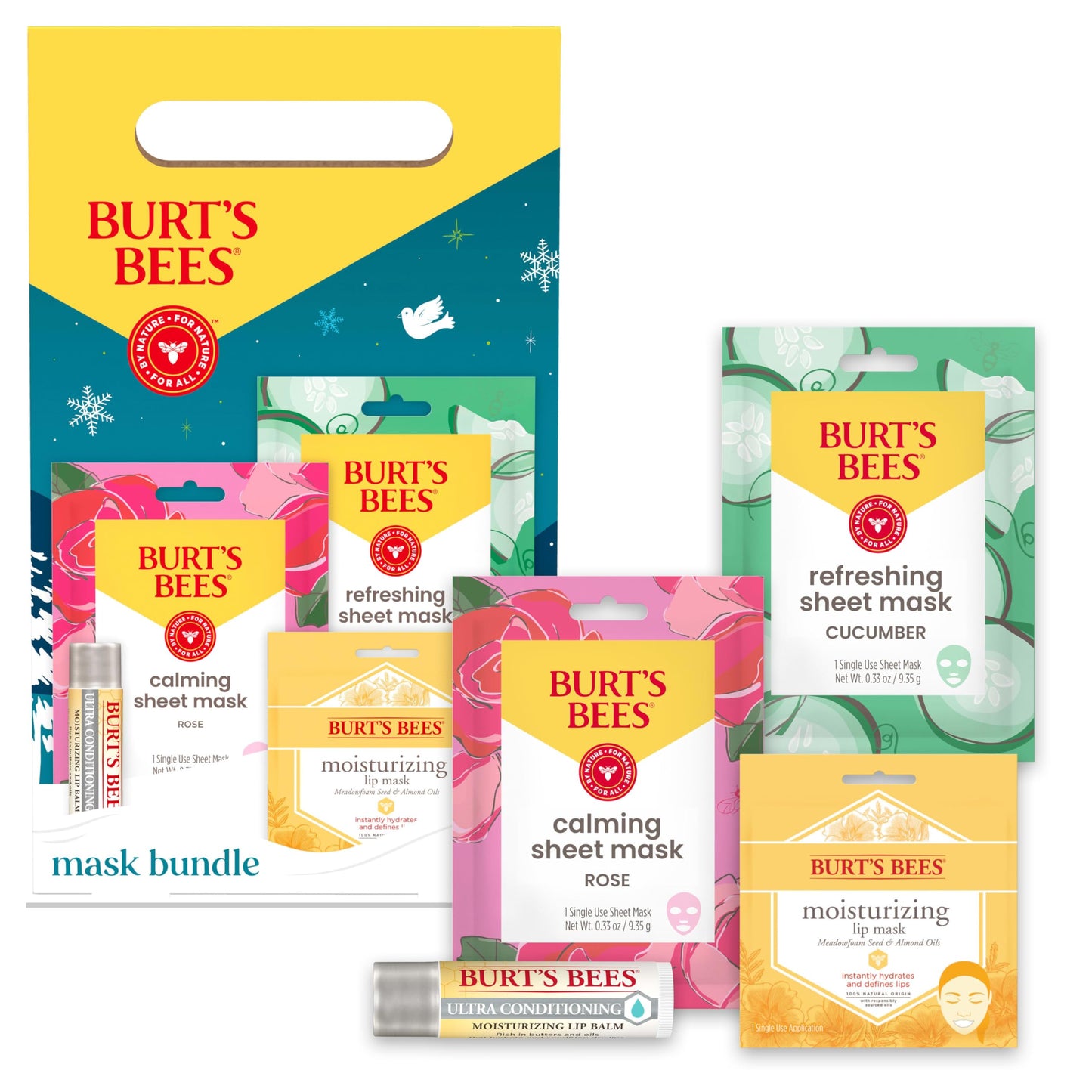 Lip Mask and Sheet Mask Gift Set