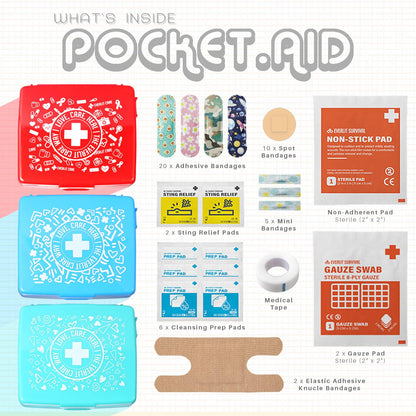Mini Portable First Aid Kit Case
