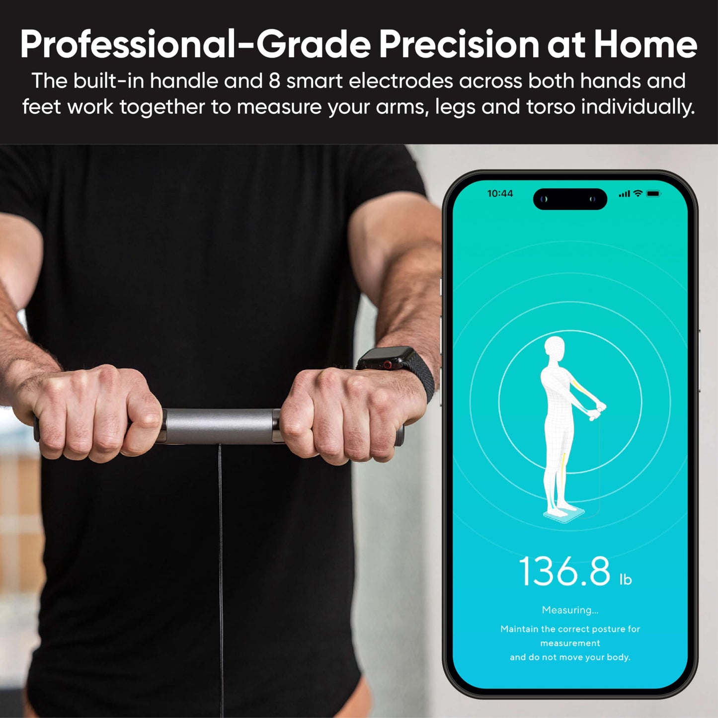 Smart Body Composition Scale with Handle