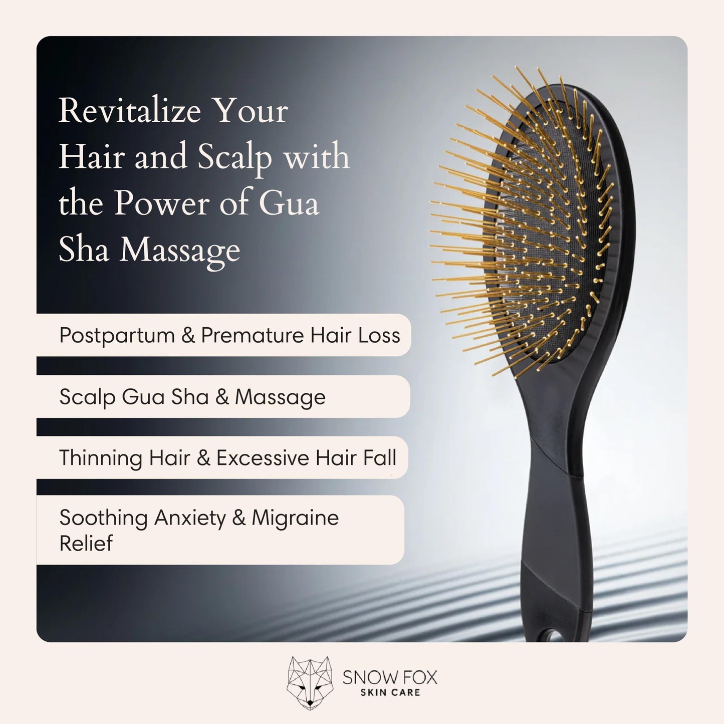 Gua Sha Scalp Massage Hair Brush