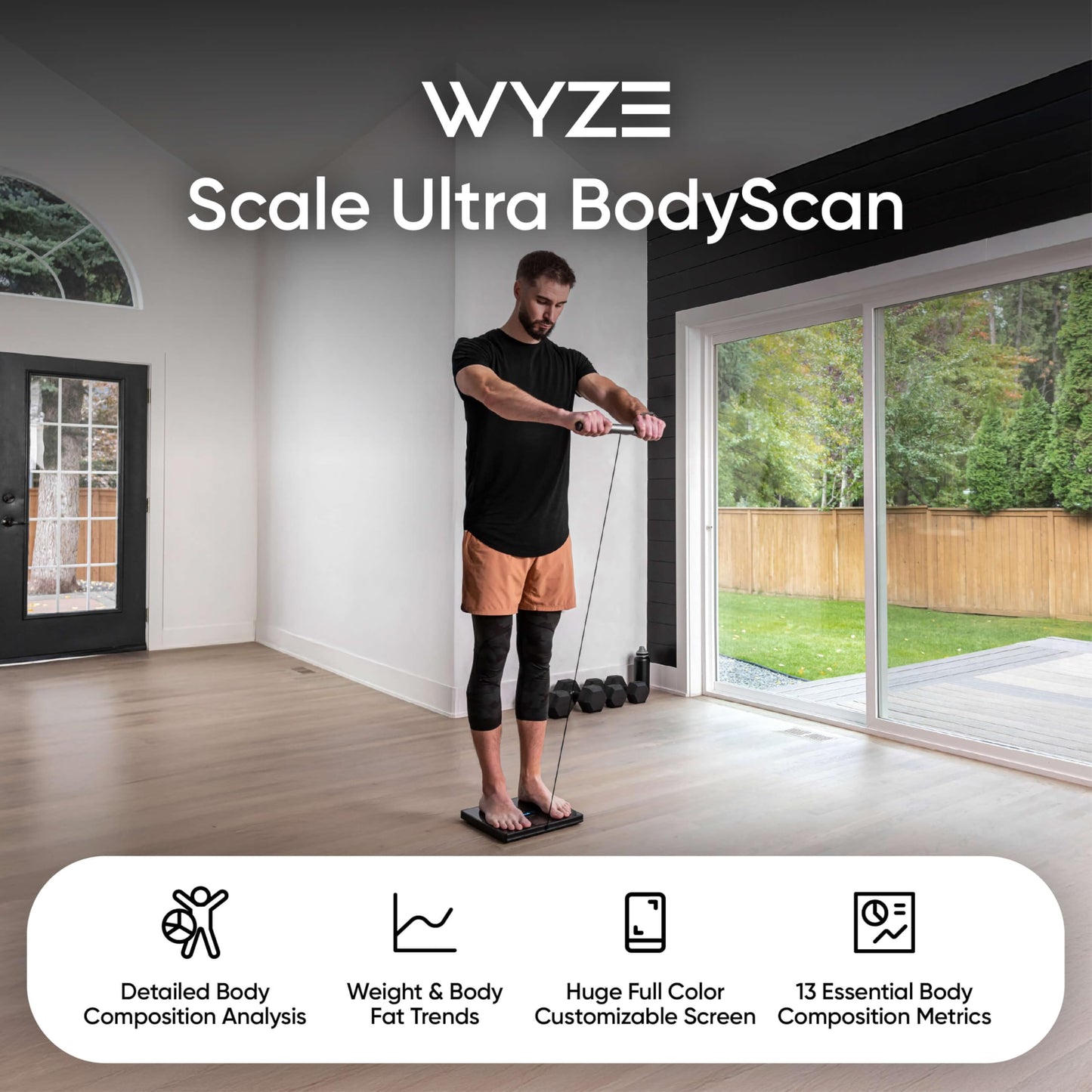 Smart Body Composition Scale with Handle