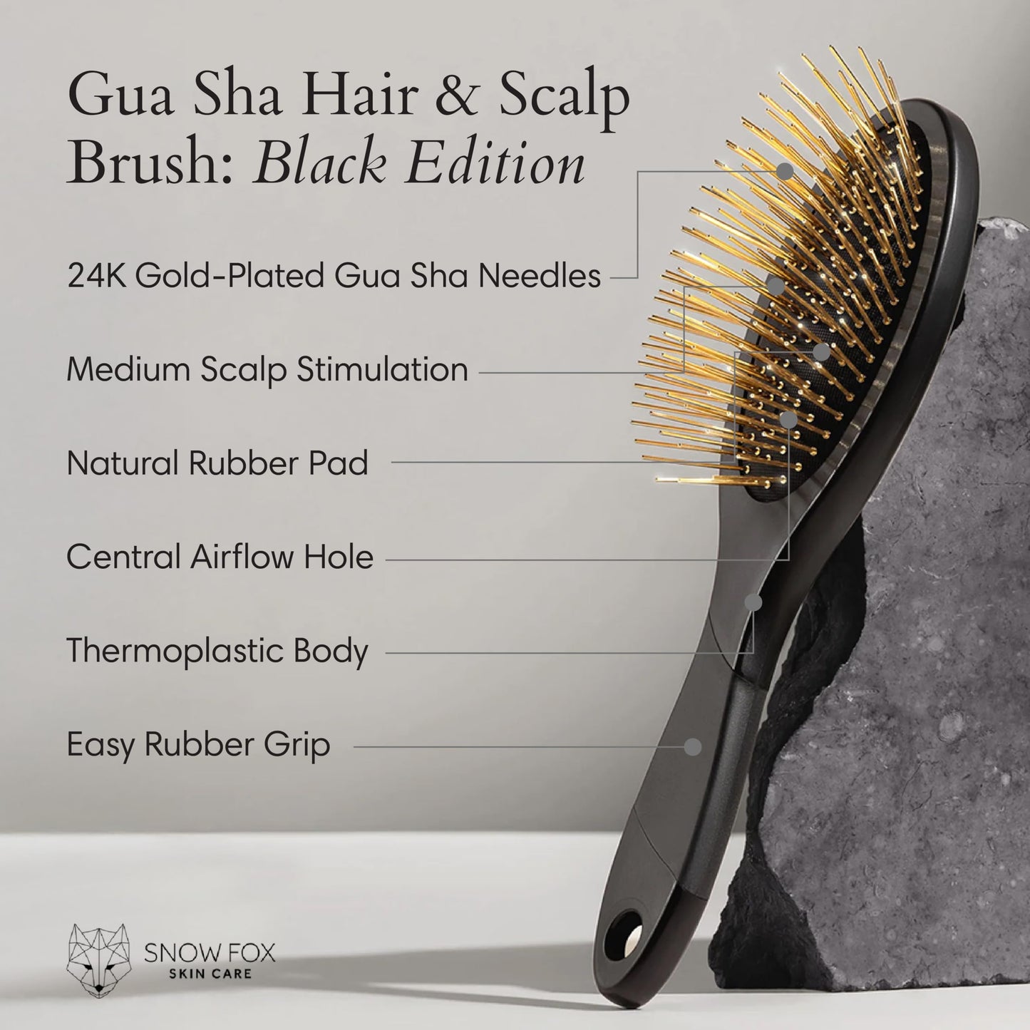 Gua Sha Scalp Massage Hair Brush