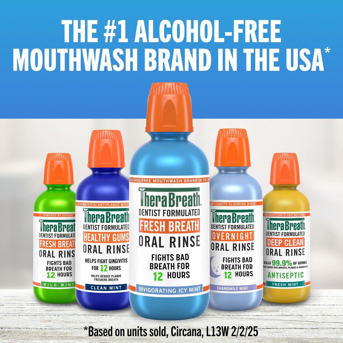 Alcohol-Free Fresh Breath Mouthwash