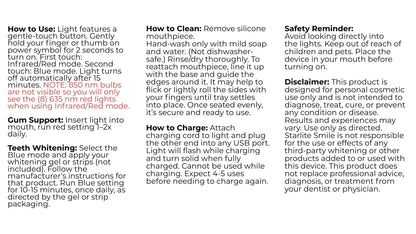 Infrared Red Light Gum Therapy Device