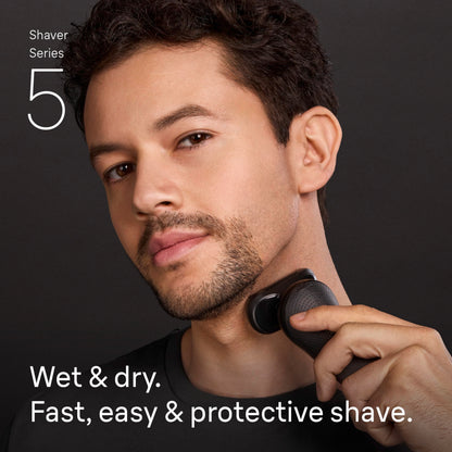 Wet Dry Electric Shaver with Attachments