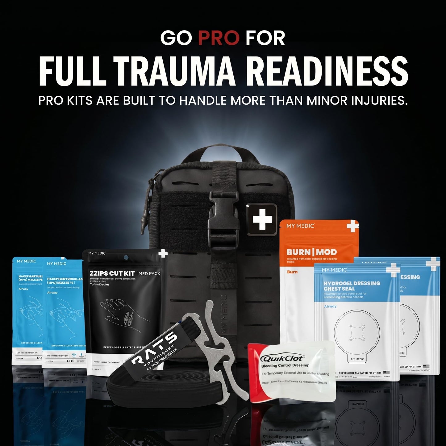Compact First Aid Emergency Kit Bag