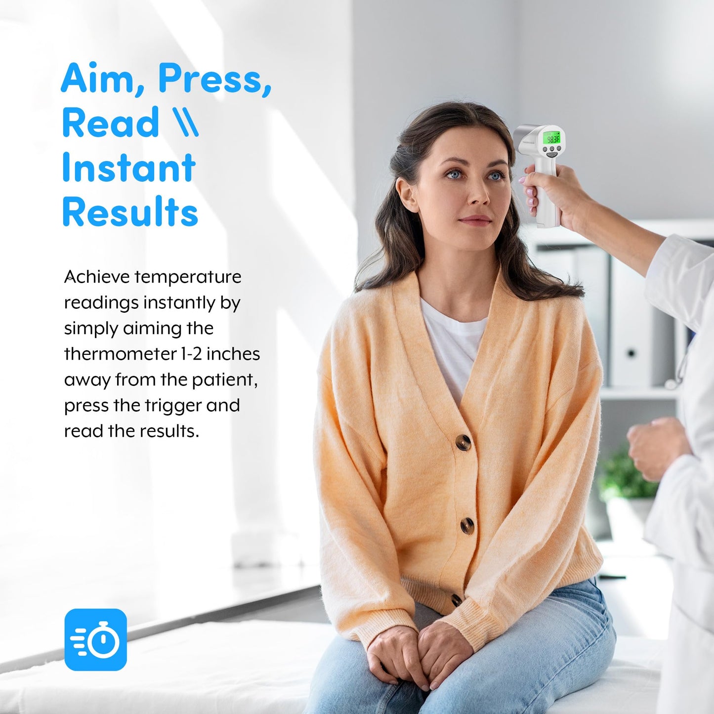 Touchless Infrared Forehead Thermometer