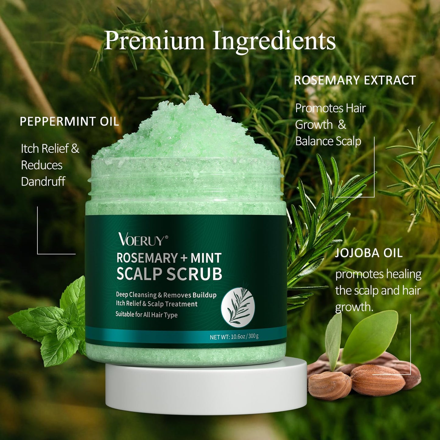 Rosemary Scalp Exfoliating Scrub Treatment